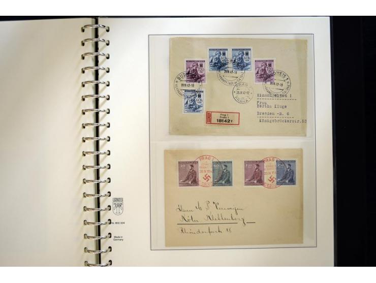 1939/45, sehr schöne, meist postfrische Sammlung, dabei Albanien Mi.-Nr. 1-14, Estland Mi.-Nr. 1-3U, Dünkirchen Frankreich Mi