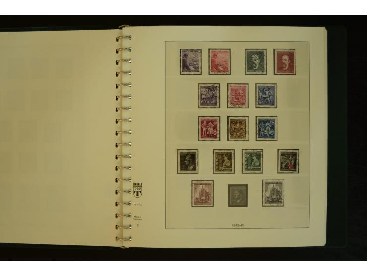 1939/45, gestempelte Sammlung mit vielen besseren Werten und Sätzen wie Litauen Wilna-Gebiet Mi.-Nr. 10-18, Raseiniai Mi.-Nr.