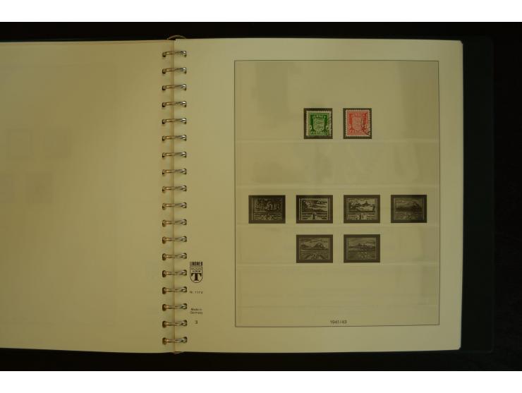 1939/45, gestempelte Sammlung mit vielen besseren Werten und Sätzen wie Litauen Wilna-Gebiet Mi.-Nr. 10-18, Raseiniai Mi.-Nr.