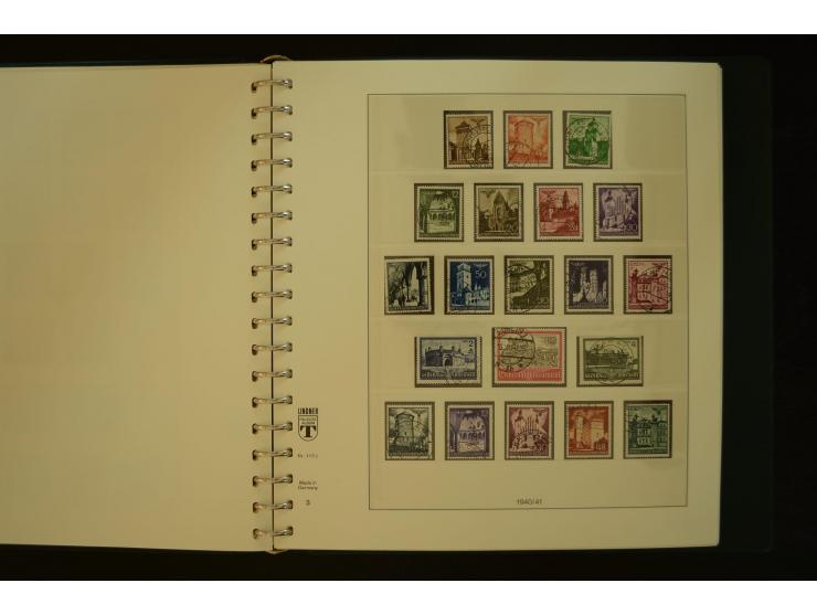1939/45, gestempelte Sammlung mit vielen besseren Werten und Sätzen wie Litauen Wilna-Gebiet Mi.-Nr. 10-18, Raseiniai Mi.-Nr.