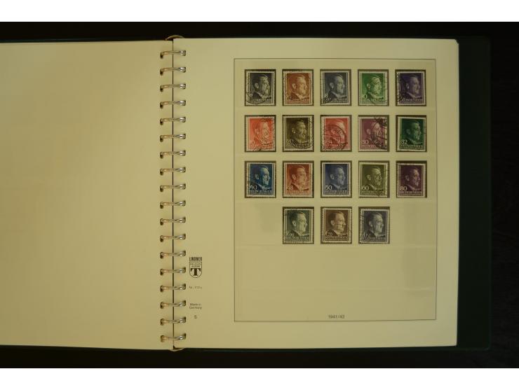 1939/45, gestempelte Sammlung mit vielen besseren Werten und Sätzen wie Litauen Wilna-Gebiet Mi.-Nr. 10-18, Raseiniai Mi.-Nr.