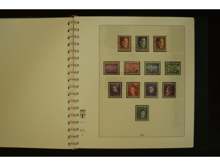 1939/45, gestempelte Sammlung mit vielen besseren Werten und Sätzen wie Litauen Wilna-Gebiet Mi.-Nr. 10-18, Raseiniai Mi.-Nr.
