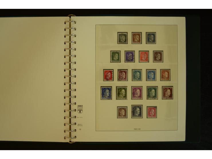 1939/45, gestempelte Sammlung mit vielen besseren Werten und Sätzen wie Litauen Wilna-Gebiet Mi.-Nr. 10-18, Raseiniai Mi.-Nr.
