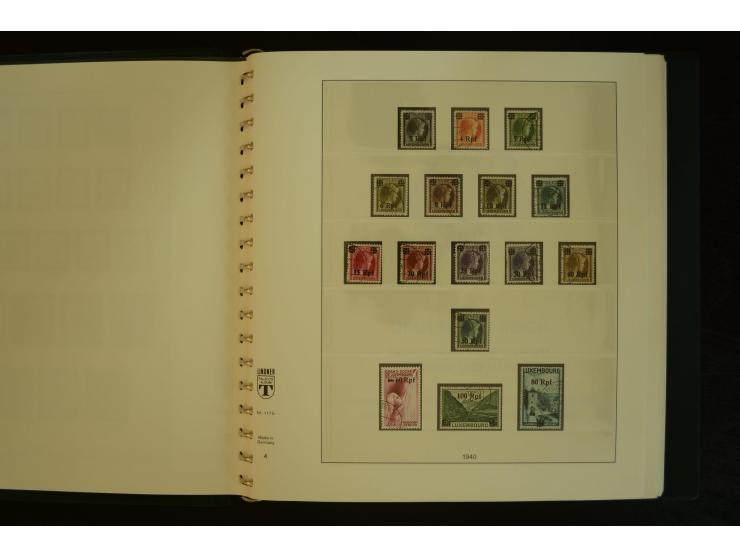 1939/45, gestempelte Sammlung mit vielen besseren Werten und Sätzen wie Litauen Wilna-Gebiet Mi.-Nr. 10-18, Raseiniai Mi.-Nr.
