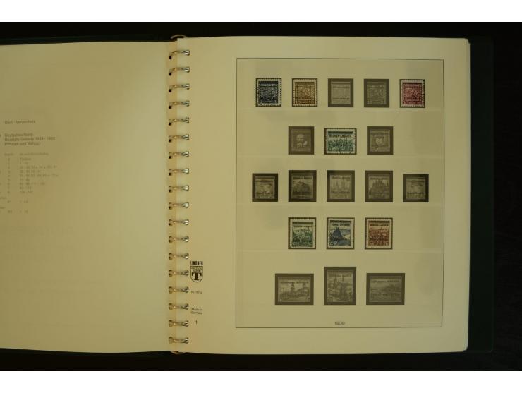 1939/45, gestempelte Sammlung mit vielen besseren Werten und Sätzen wie Litauen Wilna-Gebiet Mi.-Nr. 10-18, Raseiniai Mi.-Nr.