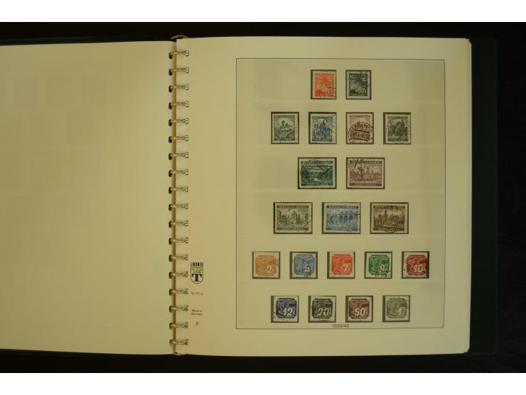 1939/45, gestempelte Sammlung mit vielen besseren Werten und Sätzen wie Litauen Wilna-Gebiet Mi.-Nr. 10-18, Raseiniai Mi.-Nr.