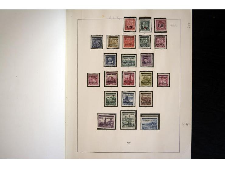 1939/45, vorwiegend postfrische Sammlung, dabei u.a. Albanien Mi.-Nr. 1-14(2) postfrisch, Kotor Mi.-Nr. 1-6, 7-10 postfrisch,