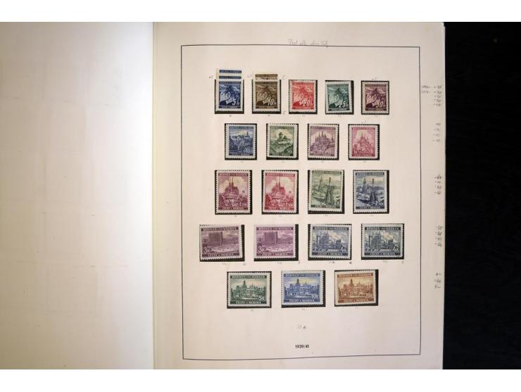 1939/45, vorwiegend postfrische Sammlung, dabei u.a. Albanien Mi.-Nr. 1-14(2) postfrisch, Kotor Mi.-Nr. 1-6, 7-10 postfrisch,