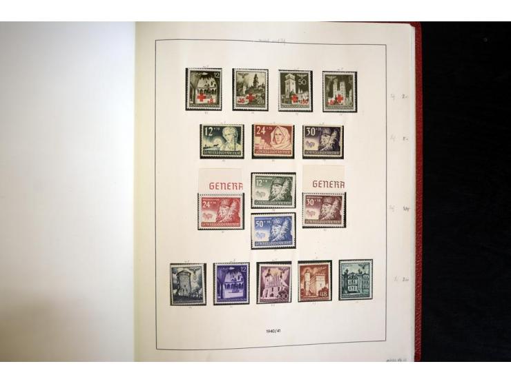 1939/45, vorwiegend postfrische Sammlung, dabei u.a. Albanien Mi.-Nr. 1-14(2) postfrisch, Kotor Mi.-Nr. 1-6, 7-10 postfrisch,