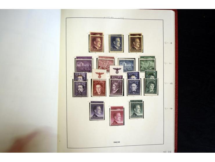 1939/45, vorwiegend postfrische Sammlung, dabei u.a. Albanien Mi.-Nr. 1-14(2) postfrisch, Kotor Mi.-Nr. 1-6, 7-10 postfrisch,