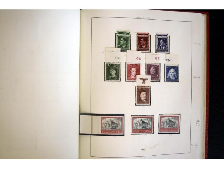 1939/45, vorwiegend postfrische Sammlung, dabei u.a. Albanien Mi.-Nr. 1-14(2) postfrisch, Kotor Mi.-Nr. 1-6, 7-10 postfrisch,
