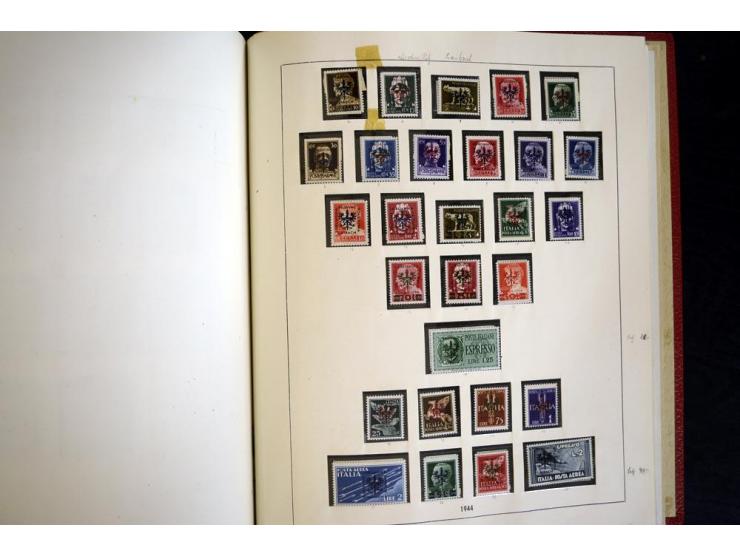 1939/45, vorwiegend postfrische Sammlung, dabei u.a. Albanien Mi.-Nr. 1-14(2) postfrisch, Kotor Mi.-Nr. 1-6, 7-10 postfrisch,