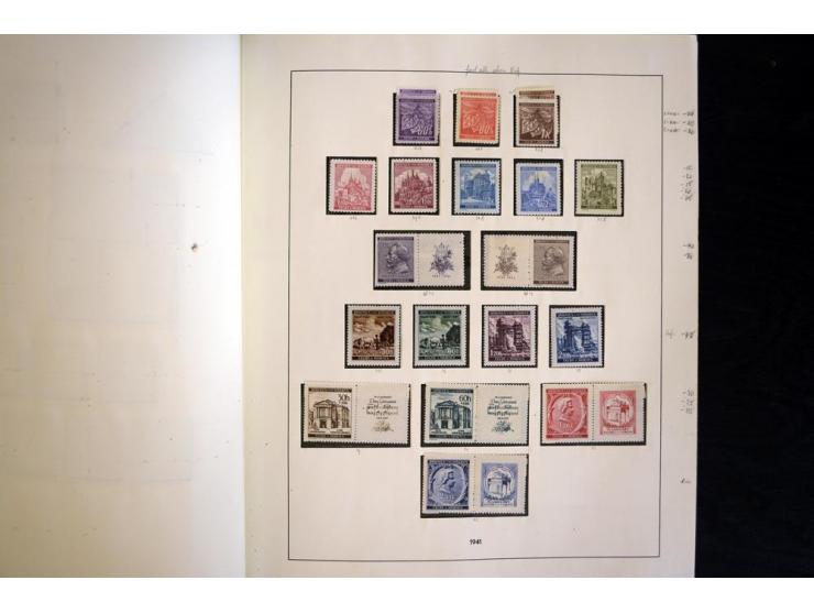 1939/45, vorwiegend postfrische Sammlung, dabei u.a. Albanien Mi.-Nr. 1-14(2) postfrisch, Kotor Mi.-Nr. 1-6, 7-10 postfrisch,