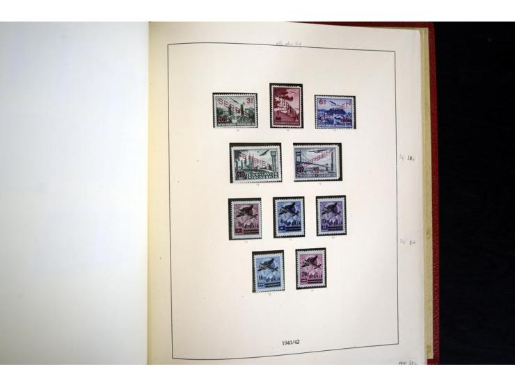 1939/45, vorwiegend postfrische Sammlung, dabei u.a. Albanien Mi.-Nr. 1-14(2) postfrisch, Kotor Mi.-Nr. 1-6, 7-10 postfrisch,
