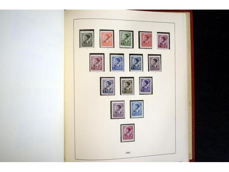 1939/45, vorwiegend postfrische Sammlung, dabei u.a. Albanien Mi.-Nr. 1-14(2) postfrisch, Kotor Mi.-Nr. 1-6, 7-10 postfrisch,