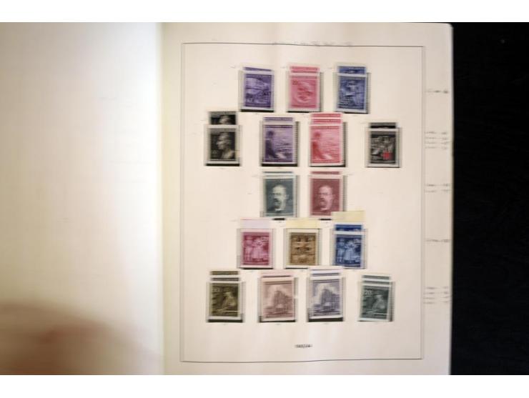 1939/45, vorwiegend postfrische Sammlung, dabei u.a. Albanien Mi.-Nr. 1-14(2) postfrisch, Kotor Mi.-Nr. 1-6, 7-10 postfrisch,