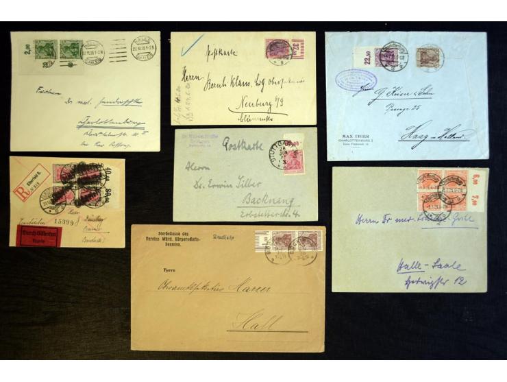 1940/1944, Partie mit Plattenfehler und Besonderheiten von Albanien bis Serbien, dabei u.a.Albanien Mi.-Nr. 1-14 mit rückseit