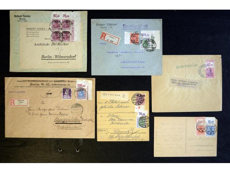 1940/1944, Partie mit Plattenfehler und Besonderheiten von Albanien bis Serbien, dabei u.a.Albanien Mi.-Nr. 1-14 mit rückseit
