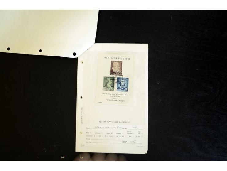 1850/1960 (ca.), einige hundert alte Loskarten aus den USA mit vielen kpl. Ausgaben ab Altdeutsche Staaten, dabei u.a. Blocka