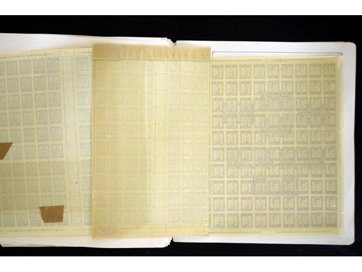 1912/1965, meist ungebrauchte und gestempelte Sammlung "Zusammendrucke" ab Germania mit wenigen Reklamen bis Deutschland nach