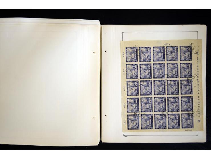 1912/1965, meist ungebrauchte und gestempelte Sammlung "Zusammendrucke" ab Germania mit wenigen Reklamen bis Deutschland nach