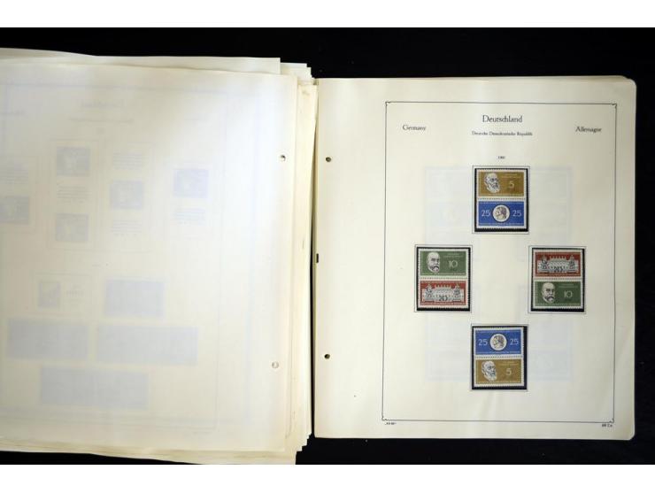 1912/1965, meist ungebrauchte und gestempelte Sammlung "Zusammendrucke" ab Germania mit wenigen Reklamen bis Deutschland nach