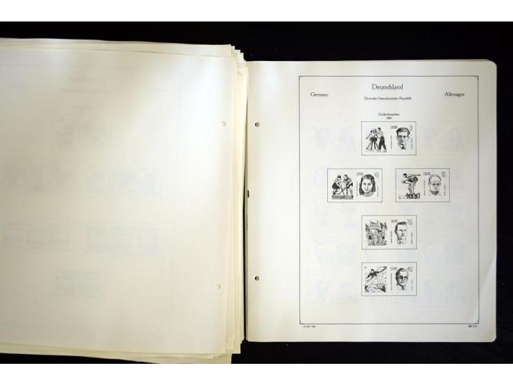 1912/1965, meist ungebrauchte und gestempelte Sammlung "Zusammendrucke" ab Germania mit wenigen Reklamen bis Deutschland nach
