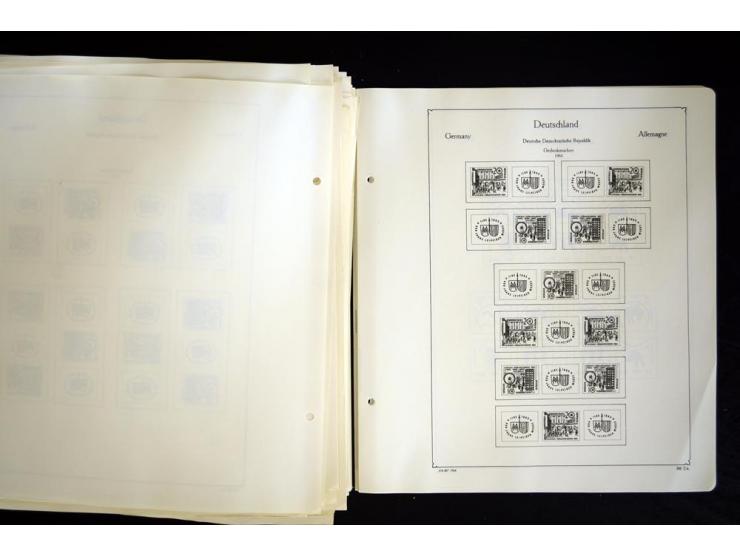 1912/1965, meist ungebrauchte und gestempelte Sammlung "Zusammendrucke" ab Germania mit wenigen Reklamen bis Deutschland nach