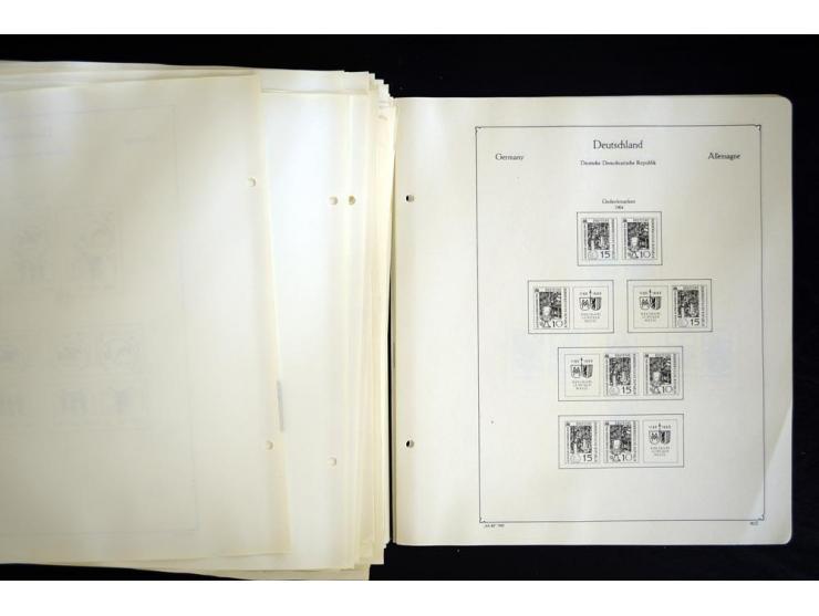 1912/1965, meist ungebrauchte und gestempelte Sammlung "Zusammendrucke" ab Germania mit wenigen Reklamen bis Deutschland nach