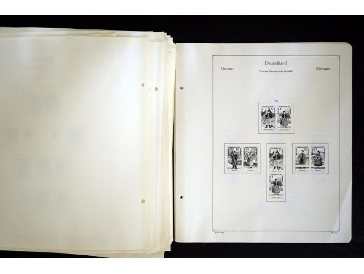 1912/1965, meist ungebrauchte und gestempelte Sammlung "Zusammendrucke" ab Germania mit wenigen Reklamen bis Deutschland nach