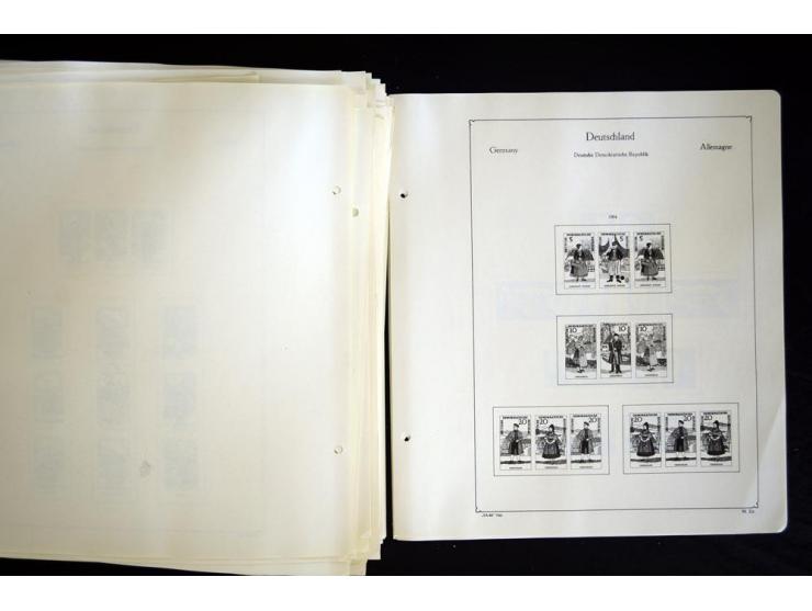 1912/1965, meist ungebrauchte und gestempelte Sammlung "Zusammendrucke" ab Germania mit wenigen Reklamen bis Deutschland nach