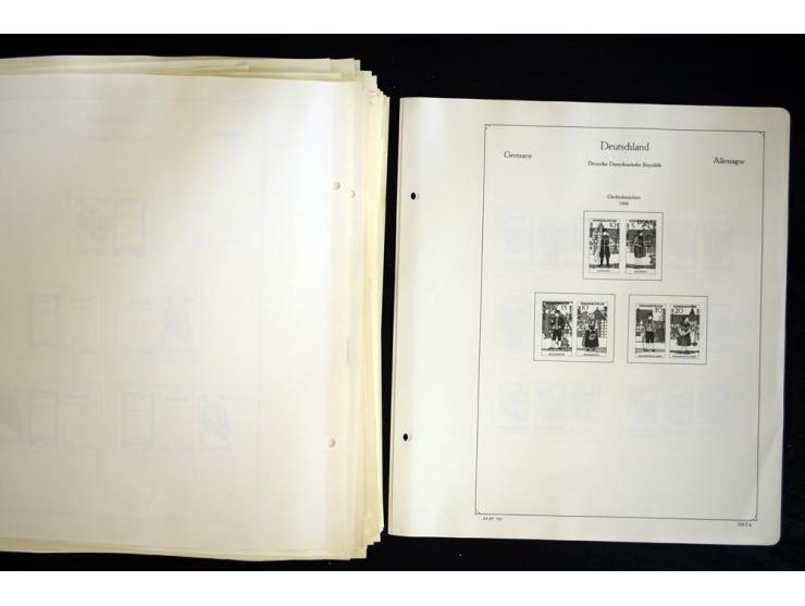 1912/1965, meist ungebrauchte und gestempelte Sammlung "Zusammendrucke" ab Germania mit wenigen Reklamen bis Deutschland nach