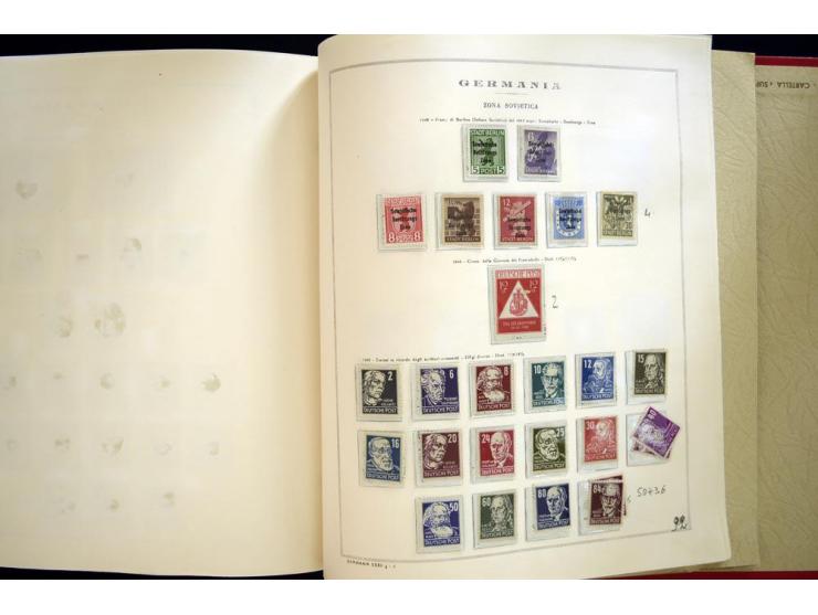 1940/50, ungebrauchte und postfrische Sammlung beginnend mit u.a. Generalgouvernement Mi.-Nr. I-III ungebraucht, ein kleiner 