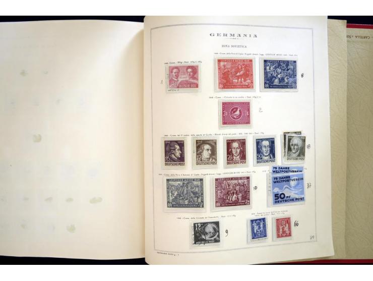 1940/50, ungebrauchte und postfrische Sammlung beginnend mit u.a. Generalgouvernement Mi.-Nr. I-III ungebraucht, ein kleiner 