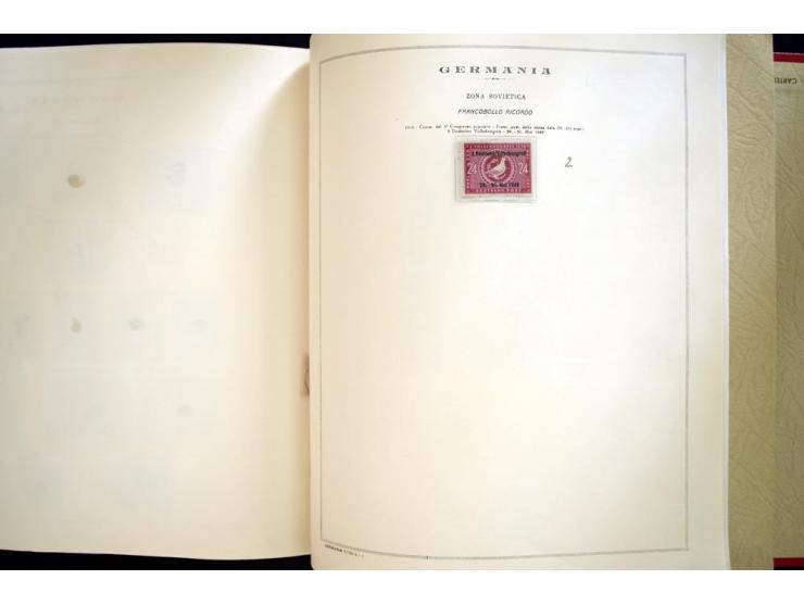 1940/50, ungebrauchte und postfrische Sammlung beginnend mit u.a. Generalgouvernement Mi.-Nr. I-III ungebraucht, ein kleiner 