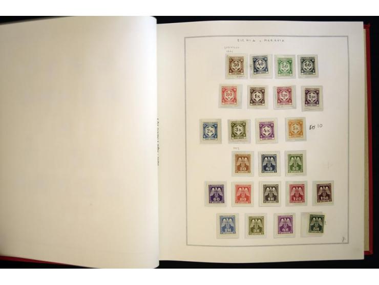 1940/50, ungebrauchte und postfrische Sammlung beginnend mit u.a. Generalgouvernement Mi.-Nr. I-III ungebraucht, ein kleiner 