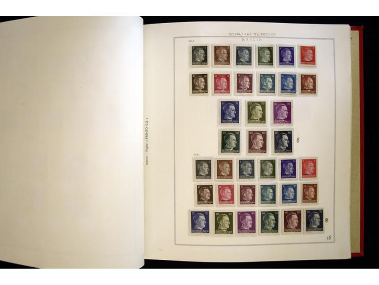 1940/50, ungebrauchte und postfrische Sammlung beginnend mit u.a. Generalgouvernement Mi.-Nr. I-III ungebraucht, ein kleiner 
