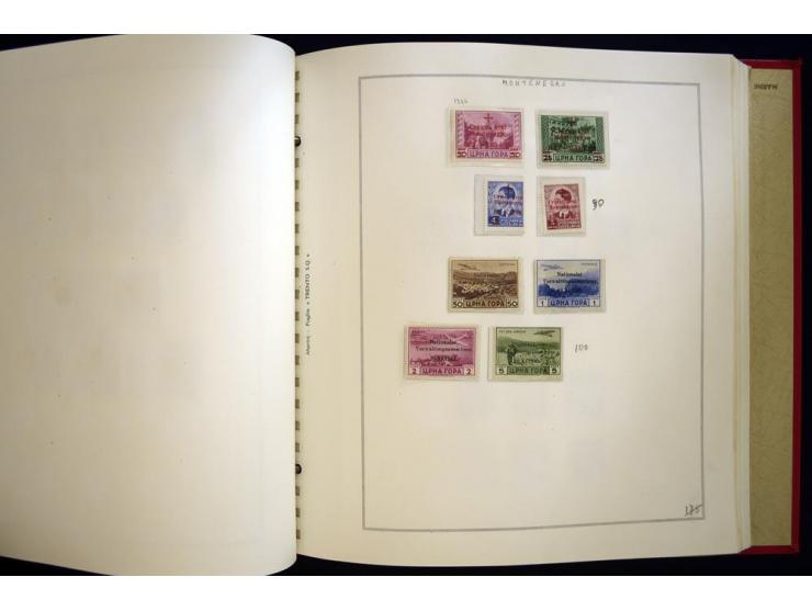 1940/50, ungebrauchte und postfrische Sammlung beginnend mit u.a. Generalgouvernement Mi.-Nr. I-III ungebraucht, ein kleiner 