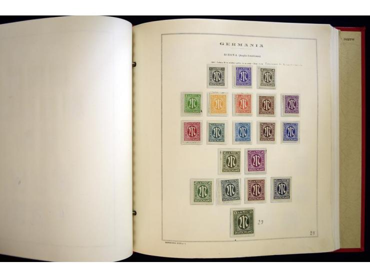 1940/50, ungebrauchte und postfrische Sammlung beginnend mit u.a. Generalgouvernement Mi.-Nr. I-III ungebraucht, ein kleiner 