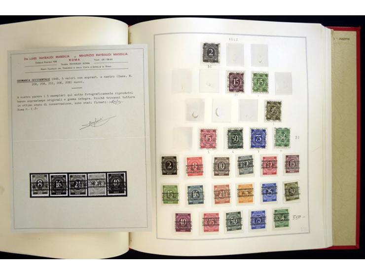1940/50, ungebrauchte und postfrische Sammlung beginnend mit u.a. Generalgouvernement Mi.-Nr. I-III ungebraucht, ein kleiner 