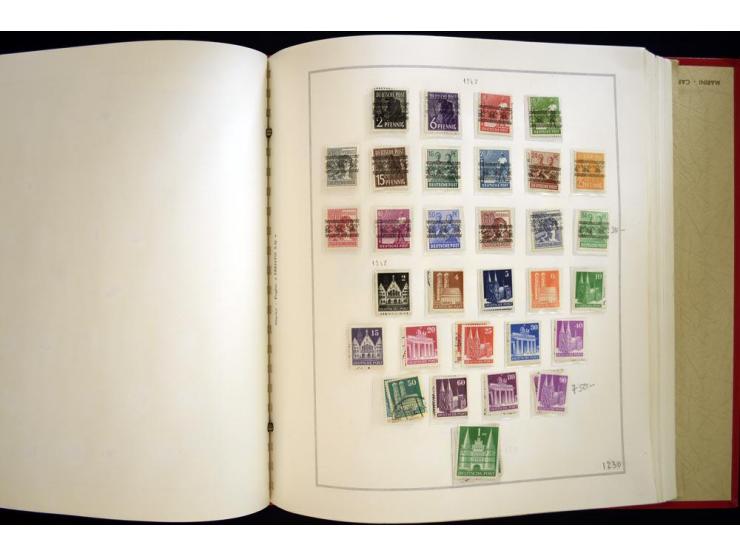 1940/50, ungebrauchte und postfrische Sammlung beginnend mit u.a. Generalgouvernement Mi.-Nr. I-III ungebraucht, ein kleiner 
