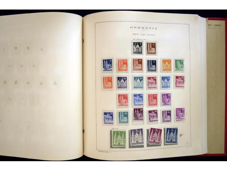 1940/50, ungebrauchte und postfrische Sammlung beginnend mit u.a. Generalgouvernement Mi.-Nr. I-III ungebraucht, ein kleiner 