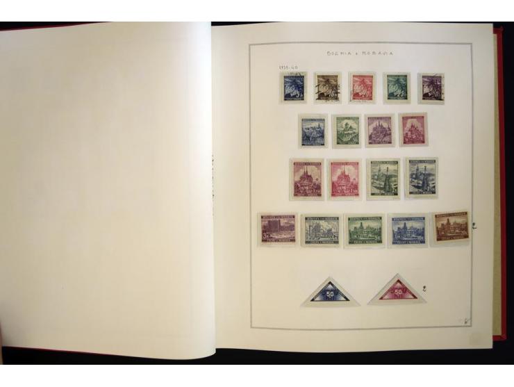 1940/50, ungebrauchte und postfrische Sammlung beginnend mit u.a. Generalgouvernement Mi.-Nr. I-III ungebraucht, ein kleiner 