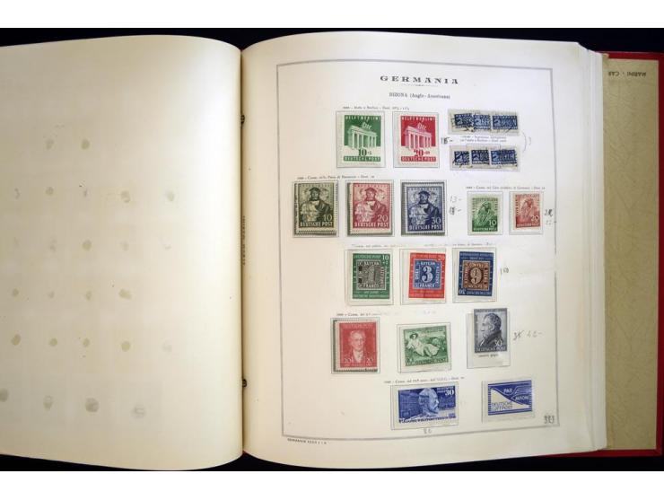1940/50, ungebrauchte und postfrische Sammlung beginnend mit u.a. Generalgouvernement Mi.-Nr. I-III ungebraucht, ein kleiner 
