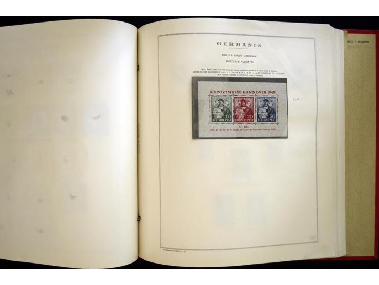 1940/50, ungebrauchte und postfrische Sammlung beginnend mit u.a. Generalgouvernement Mi.-Nr. I-III ungebraucht, ein kleiner 