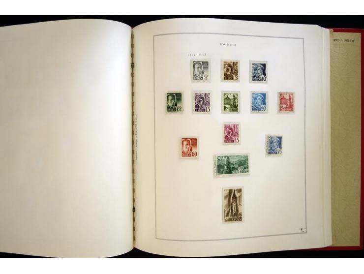 1940/50, ungebrauchte und postfrische Sammlung beginnend mit u.a. Generalgouvernement Mi.-Nr. I-III ungebraucht, ein kleiner 