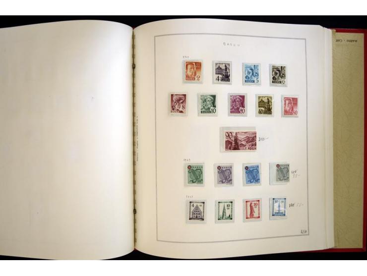 1940/50, ungebrauchte und postfrische Sammlung beginnend mit u.a. Generalgouvernement Mi.-Nr. I-III ungebraucht, ein kleiner 
