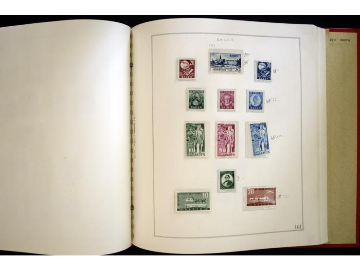 1940/50, ungebrauchte und postfrische Sammlung beginnend mit u.a. Generalgouvernement Mi.-Nr. I-III ungebraucht, ein kleiner 
