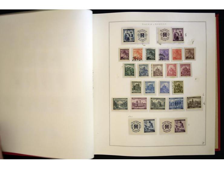 1940/50, ungebrauchte und postfrische Sammlung beginnend mit u.a. Generalgouvernement Mi.-Nr. I-III ungebraucht, ein kleiner 
