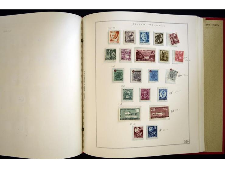 1940/50, ungebrauchte und postfrische Sammlung beginnend mit u.a. Generalgouvernement Mi.-Nr. I-III ungebraucht, ein kleiner 